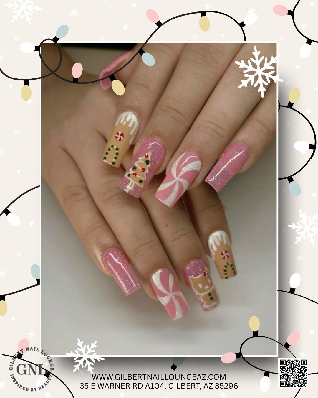 Christmas Nails at Gilbert Nail Lounge